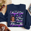 I Can Do ALl Things Through Christ Who Gives Me Strength Shirt, Customized Birthday Month Shirt For Girl, Custom Name Custom Date Birthday Gift Shirt