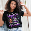 I Can Do ALl Things Through Christ Who Gives Me Strength Shirt, Customized Birthday Month Shirt For Girl, Custom Name Custom Date Birthday Gift Shirt
