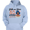 Customized Birthday Queen Faith and Favor Living My Blessed Life, Birthday Shirt Women, Custom Shirt