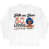Customized Birthday Queen Faith and Favor Living My Blessed Life, Birthday Shirt Women, Custom Shirt