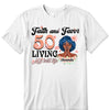 Customized Birthday Queen Faith and Favor Living My Blessed Life, Birthday Shirt Women, Custom Shirt