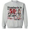 Stepping into 50 Like A Diva Shirt, 50th birthday shirt Ideas, 50th Birthday Shirts, 50th Birthday Shirt Ideas For Her
