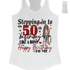 Stepping into 50 Like A Diva Shirt, 50th birthday shirt Ideas, 50th Birthday Shirts, 50th Birthday Shirt Ideas For Her