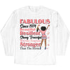 Custom Birthday Shirt, Beautiful Resilient Strong Powerful Worthy Fearless Stronger Than The Storm