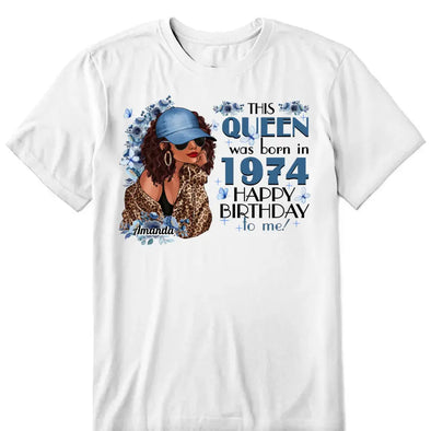 Custom 50th Birthday Shirt For Women, 50 Years Old Birthday Shirt, Personalized Birthday Gift