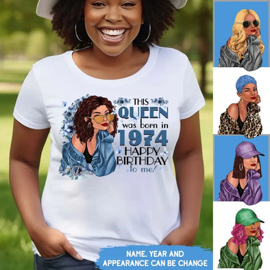 Custom 50th Birthday Shirt For Women, 50 Years Old Birthday Shirt, Personalized Birthday Gift