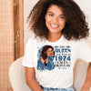 Custom 50th Birthday Shirt For Women, 50 Years Old Birthday Shirt, Personalized Birthday Gift