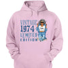 Vintage Customized Hello Fitty Shirt, Custom Birthday Shirt, 50th Birthday Shirt Ideas, 50th Birthday Shirts