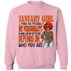 Custom Name Custom Date Birthday Gift Shirt, Make No Mistake My Personality Is Who I Am My Attitude Depends On Who You Are