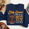 Custom Birthday Month Shirt, I'm Blunt Because God Rolles Me That Way