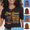 Custom Birthday Month Shirt, I'm Blunt Because God Rolles Me That Way
