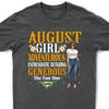 Custom Birthday Month Shirt, Adventurous Enthusiastic Outgoing Impulsive Generous Optimistic The Fun One