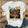 Customized 50th Birthday Shirts For Women, Blessed Birthday Tee Shirt, Custom Birthday Tee, Blessed By God