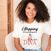 Stepping into my birthday Like A Diva Shirt, Like A Boss, Custom Shirt