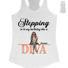 Stepping into my birthday Like A Diva Shirt, Like A Boss, Custom Shirt