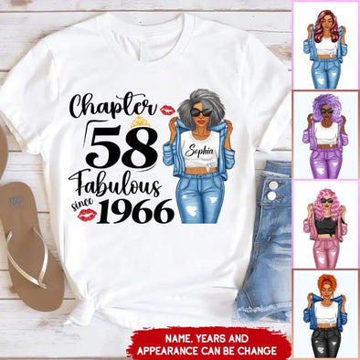 Custom Matching Birthday Shirt, Fabulous Since 19xx Birthday Tshirt, Custom Birthday