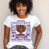 Never Underestimate A Lady, Custom Birthday Shirt