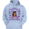 Never Underestimate A Lady, Custom Birthday Shirt