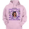 Never Underestimate A Lady, Custom Birthday Shirt