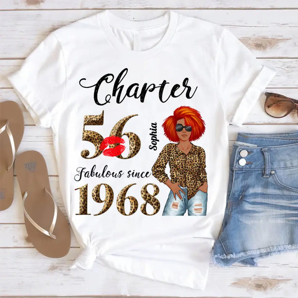 Personalized Birthday Shirt, Chapter And Fabulous Tops, Fabulous Since 19xx Birthday Tshirt