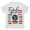 CUSTOM BIRTHDAY SHIRT, FABULOUS SINCE 19XX BIRTHDAY SHIRT