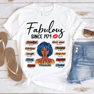 CUSTOM BIRTHDAY SHIRT, FABULOUS SINCE 19XX BIRTHDAY SHIRT