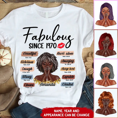 CUSTOM BIRTHDAY SHIRT, FABULOUS SINCE 19XX BIRTHDAY SHIRT