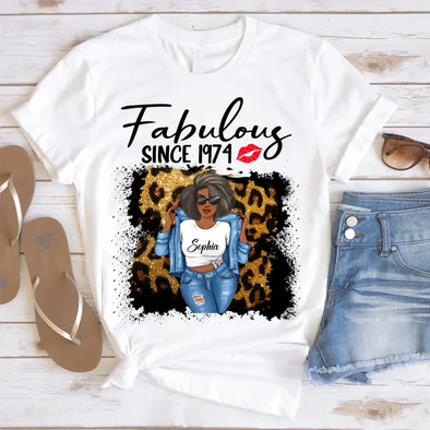 Custom Birthday Shirt, Fabulous Since 19xx, Ideas For Her