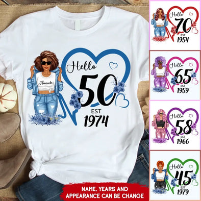 Custom Birthday Shirt, Hello It's My Birthday Shirt