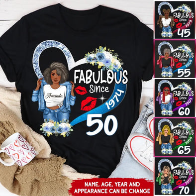 Custom Chapter Shirt, Fabulous Since 19xx Shirt