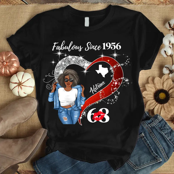Custom State Shirt, Fabulous Since 19xx Birthday Shirt