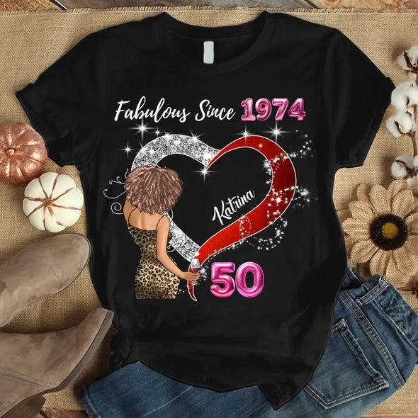Custom Birthday Shirt, Fabulous Since 19xx Birthday Gift