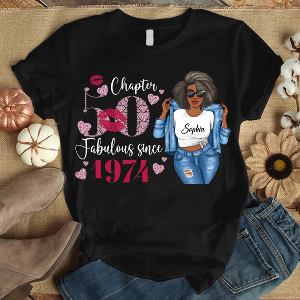 Custom Chapter Shirt, Fabulous Since 19xx Shirt Birthday
