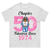 Custom Chapter Shirt, Fabulous Since 19xx Flower
