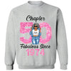 Custom Chapter Shirt, Fabulous Since 19xx Flower