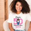 Custom Chapter Shirt, Fabulous Since 19xx Flower