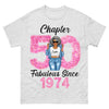 Custom Chapter Shirt, Fabulous Since 19xx Flower