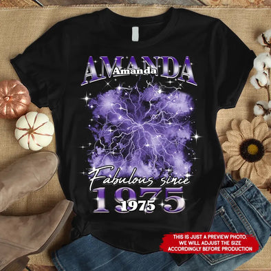 Custom Fabulous Since 19xx Shirt, Custom Photo
