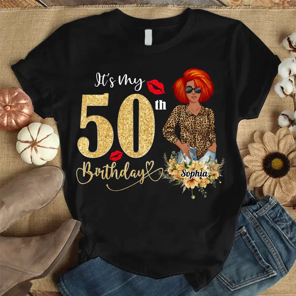 It's My Day Birthday Shirt, Custom Age Birthday Gift