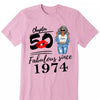 Custom Chapter Shirt, Fabulous Since 19xx Birthday AOP Full Color Tie Dye Shirt