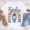 Custom Birthday Shirt, Fabulous Since 19xx Birthday AOP Full Color Tie Dye Shirt