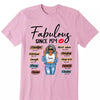 Custom Birthday Shirt, Fabulous Since 19xx Birthday AOP Full Color Tie Dye Shirt