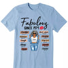 Custom Birthday Shirt, Fabulous Since 19xx Birthday AOP Full Color Tie Dye Shirt
