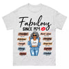 Custom Birthday Shirt, Fabulous Since 19xx Birthday AOP Full Color Tie Dye Shirt