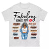 Custom Birthday Shirt, Fabulous Since 19xx Birthday AOP Full Color Tie Dye Shirt