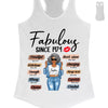 Custom Birthday Shirt, Fabulous Since 19xx Birthday AOP Full Color Tie Dye Shirt