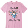 Custom Chapter Shirt, Fabulous Since 19xx Birthday AOP Tie Dye Shirt