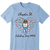 Custom Chapter Shirt, Fabulous Since 19xx Birthday AOP Tie Dye Shirt
