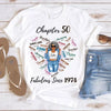 Custom Chapter Shirt, Fabulous Since 19xx Birthday AOP Tie Dye Shirt