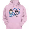 Custom Chapter Shirt, Fabulous Since 19xx Birthday AOP Tie Dye Heart Shirt